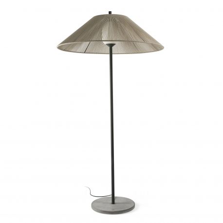 Lampi decorative si solare - Lampa de podea iluminat exterior decorativ SAIGON 195/C100 gri/bej
