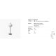 Lampi decorative si solare - Lampa de podea iluminat exterior decorativ SAIGON 130/R45 gri/alb