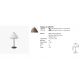 Lampi decorative si solare - Lampa de podea iluminat exterior decorativ SAIGON 120/T70 gri/crem