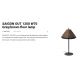Lampi decorative si solare - Lampa de podea iluminat exterior decorativ SAIGON 120/W70 gri/maro