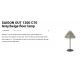 Lampi decorative si solare - Lampa de podea iluminat exterior decorativ SAIGON 120/C70 gri/bej