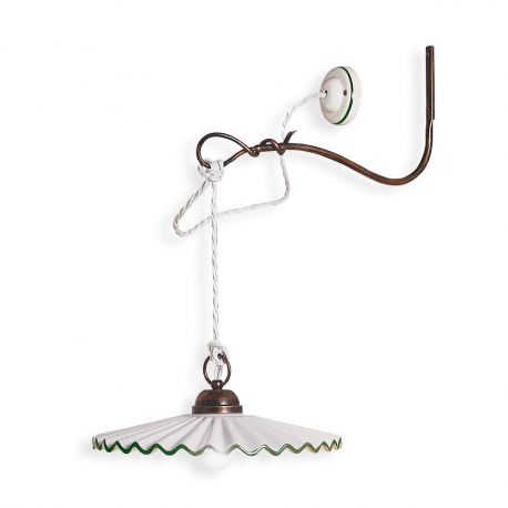 Aplice, corpuri de iluminat pentru pereti - Aplica de perete design clasic realizat manual L'AQUILA