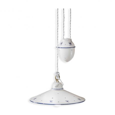 Pendule, Lustre suspendate - Lustra cu inaltime reglabila design clasic realizata manual ASTI 35cm