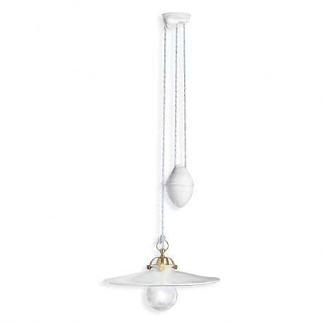 Pendule, Lustre suspendate - Lustra cu inaltime reglabila design clasic realizata manual ASTI 31cm