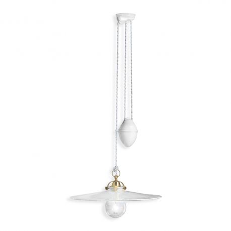 Pendule, Lustre suspendate - Lustra cu inaltime reglabila design clasic realizata manual ASTI 42cm