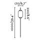 Tarusi - Tarus de iluminat exterior decorativ SAIGON 137/R17 gri/alb