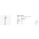 Tarusi - Tarus de iluminat exterior decorativ SAIGON 150/R45 gri/alb