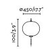 Tarusi - Tarus de iluminat exterior decorativ SAIGON 80/R45 gri/alb