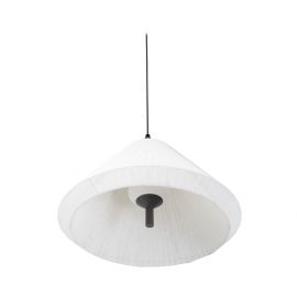 Pendule - Lustra/Pendul iluminat exterior decorativ SAIGON cone T70 gri/crem