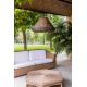 Pendule - Lustra/Pendul iluminat exterior decorativ SAIGON cone W70 gri/maro