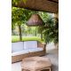 Pendule - Lustra/Pendul iluminat exterior decorativ SAIGON cone W70 gri/maro