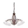 Candelabru design clasic cu decor ceramic realizat manual FERRARA