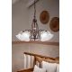 Candelabre, Lustre - Candelabru design clasic cu decor ceramic realizat manual FERRARA