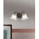 Aplice, corpuri de iluminat pentru pereti - Aplica design clasic cu decor ceramic realizat manual FERRARA