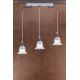 Pendule, Lustre suspendate - Lustra design clasic cu decor ceramic realizat manual FERRARA