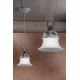 Pendule, Lustre suspendate - Pendul design clasic cu decor ceramic realizat manual FERRARA
