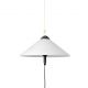 Lampi decorative si solare - Lampa portabila iluminat exterior decorativ SAIGON cone R55 gri/alb