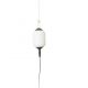 Lampa/Pendul portabil iluminat exterior decorativ SAIGON hole cap R17 gri/alb