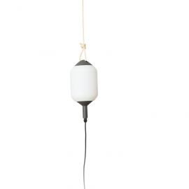 Lampi decorative si solare - Lampa/Pendul portabil iluminat exterior decorativ SAIGON hole cap R17 gri/alb