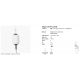 Lampi decorative si solare - Lampa/Pendul portabil iluminat exterior decorativ SAIGON hole cap R17 gri/alb