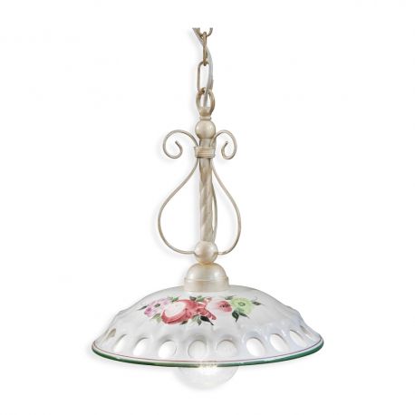 Pendule, Lustre suspendate - Lustra design clasic realizat manual din ceramica NAPOLI