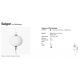 Lampi decorative si solare - Lampa/Pendul portabil iluminat exterior decorativ SAIGON hole cap R45 gri/alb