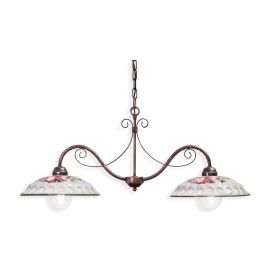 Pendule, Lustre suspendate - Lustra design clasic realizat manual din ceramica NAPOLI