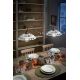 Pendule, Lustre suspendate - Lustra design clasic realizat manual din ceramica NAPOLI
