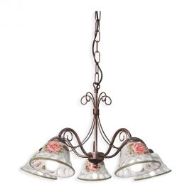 Candelabre, Lustre - Candelabru 5 brate design clasic realizat manual din ceramica NAPOLI