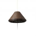 Lampa/Pendul portabil iluminat exterior decorativ SAIGON hole cap W70 gri/maro