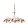 Candelabru 8 brate design clasic realizat manual din ceramica NAPOLI