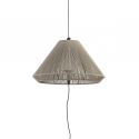 Lampa/Pendul portabil iluminat exterior decorativ SAIGON hole cap C70 gri/bej