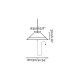 Pendule - Lampa/Pendul portabil iluminat exterior decorativ SAIGON hole cap C70 gri/bej