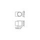 Aplice - Aplica LED exterior iluminat arhitectural IP54 TOND 1L 3000K