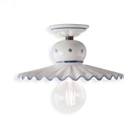 Plafoniere - Plafoniera design clasic realizata manual din ceramica ROMA 31cm