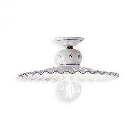Plafoniere - Plafoniera design clasic realizata manual din ceramica ROMA 41cm