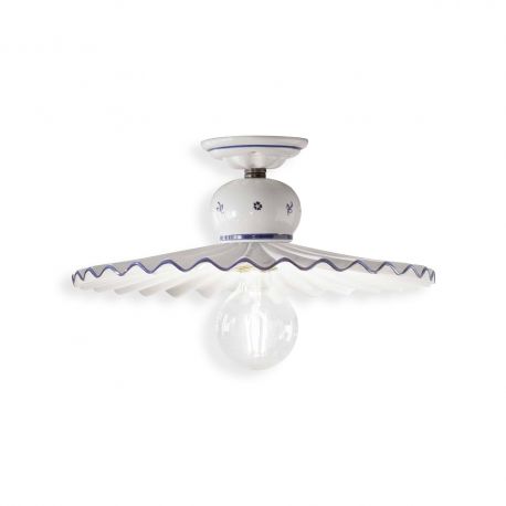 Plafoniere - Plafoniera design clasic realizata manual din ceramica ROMA 41cm