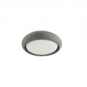 Plafoniera LED exterior iluminat minimalist IP44 ANGA 24cm gri inchis