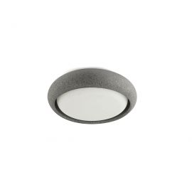 Plafoniera LED exterior iluminat minimalist IP44 ANGA 24cm gri inchis
