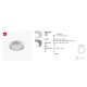 Aplice - Plafoniera LED exterior iluminat minimalist IP44 ANGA 24cm gri inchis