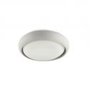 Plafoniera LED exterior iluminat minimalist IP44 ANGA 29cm alba
