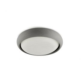 Aplice - Plafoniera LED exterior iluminat minimalist IP44 ANGA 29cm gri inchis