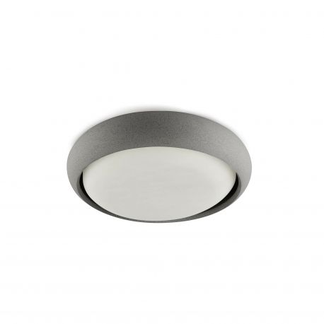 Aplice - Plafoniera LED exterior iluminat minimalist IP44 ANGA 29cm gri inchis