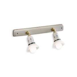 Aplice cu Spot - Aplica cu 2 spoturi realizata manual din ceramica SAVONA
