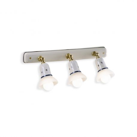 Aplice cu Spot - Aplica cu 3 spoturi realizata manual din ceramica SAVONA