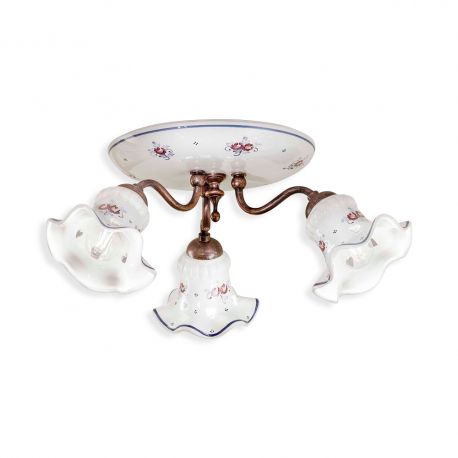 Plafoniere - Plafoniera clasica realizata manual din ceramica CHIETI