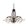 Candelabru clasic cu 5 brate realizat manual din ceramica CHIETI