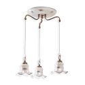 Lustra clasica cu 3 pendule realizata manual din ceramica CHIETI