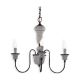 Candelabru clasic cu 3 brate realizat manual din ceramica SANREMO