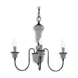Candelabre, Lustre - Candelabru clasic cu 3 brate realizat manual din ceramica SANREMO